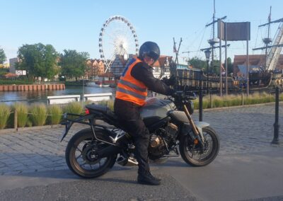 OSK Alpina nauka jazdy na motocyklu Gdańsk Stare miasto